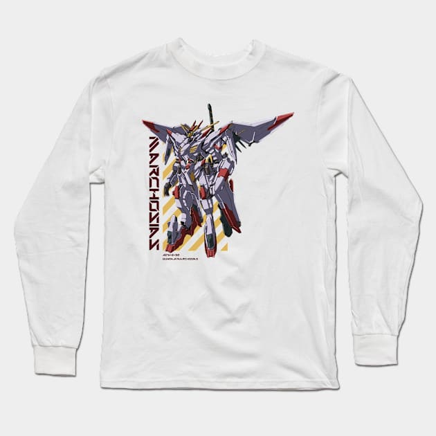Gundam Marchosias Long Sleeve T-Shirt by Shapwac12